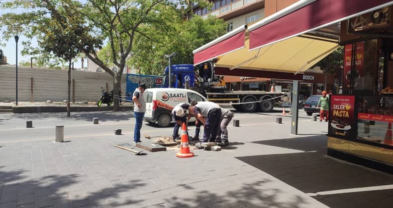 Büyükşehir Belediyesi Fen İşleri Müdürlüğü Çalışıyor