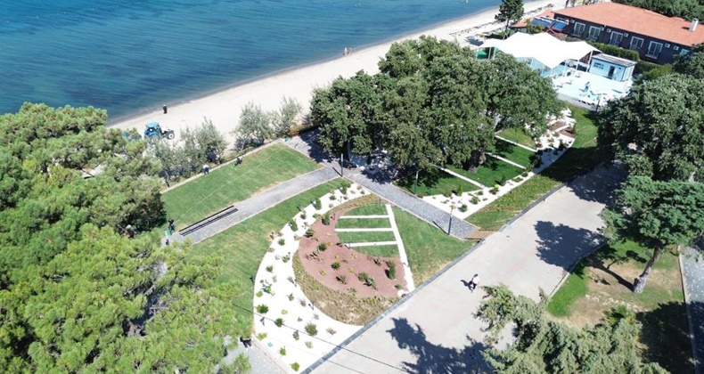 Yeni yeşil alan halka kazandırıldı