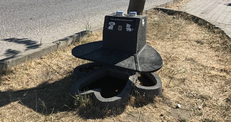 Besleme Üniteleri Sokak Hayvanları için Can Suyu