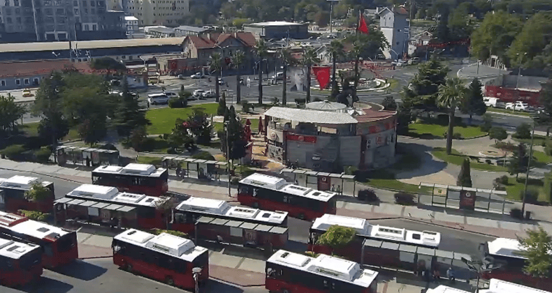 Toplu Taşıma Merkezinde Bayram Sakinliği