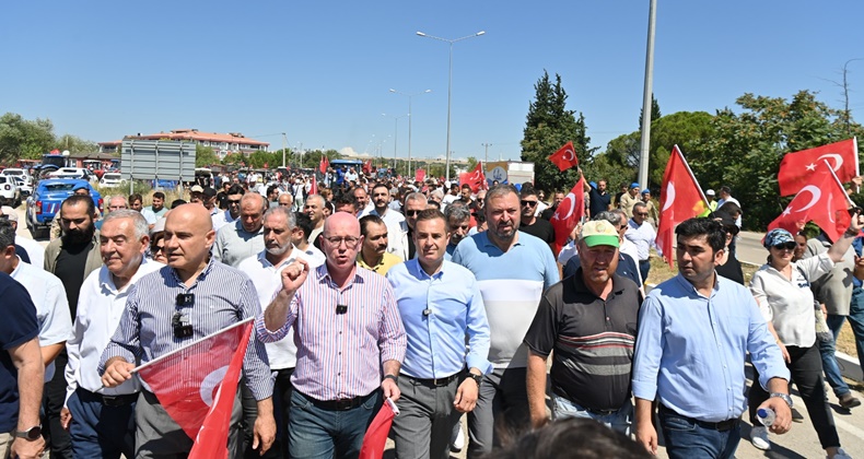 Başkan Akın, domates üreticisinin sesi oldu