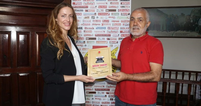 Balıkesir Gazeteciler Cemiyeti Alison Brown’u ağırladı