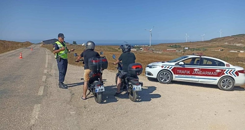 19 motosiklet trafikten men edildi