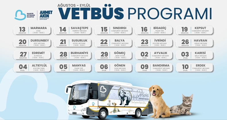 VETBÜS can dostlar için yola çıktı