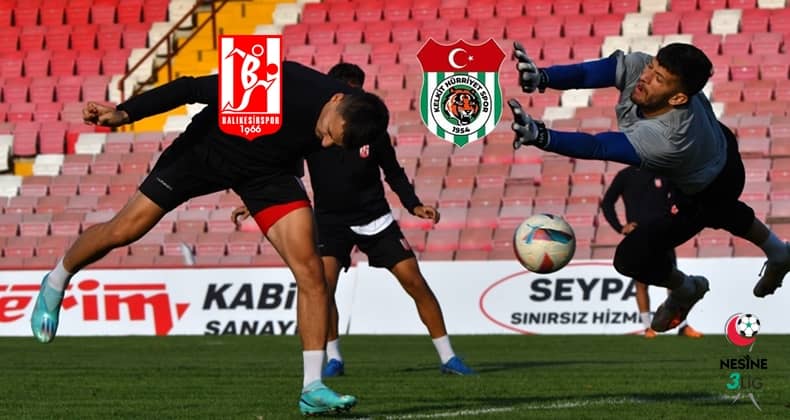 Balıkesirspor Onuksports Kelkit Hürriyetspor’u misafir ediyor