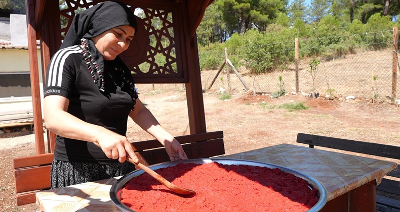 Salça makinesi domates üreticisinin yüzünü güldürdü