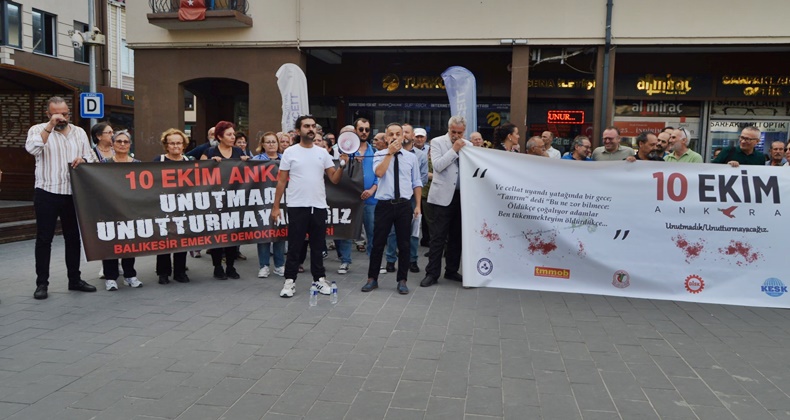 “10 Ekim Katliamını Unutmayacağız!”