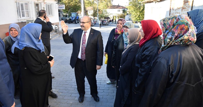 Vali İsmail Ustaoğlu Susurluk Babaköy’de İncelemelerde Bulundu