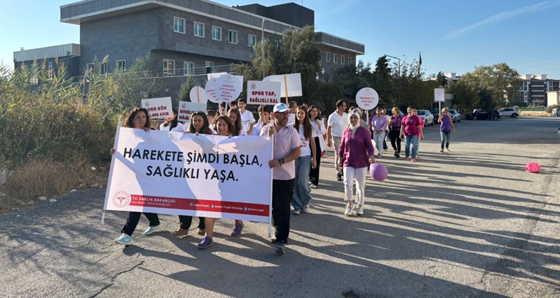 Sağlık için yürüdüler
