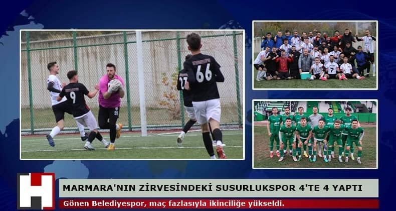 Susurlukspor son dakika golüyle haftayı firesiz tamamladı