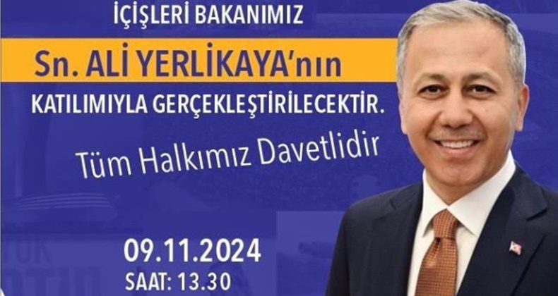 İçişleri Bakanı Ali Yerlikaya Balıkesir’e geliyor