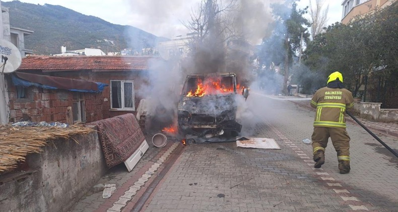 araç yangını