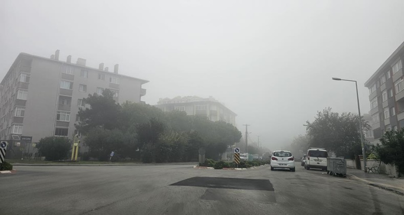 Bandırma’da deniz ve kara taşımacılığında sis engeli