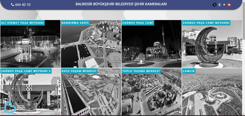 Balıkesir’de Şehir Kameraları Sorunu: Bazı Kameralar Çalışmıyor