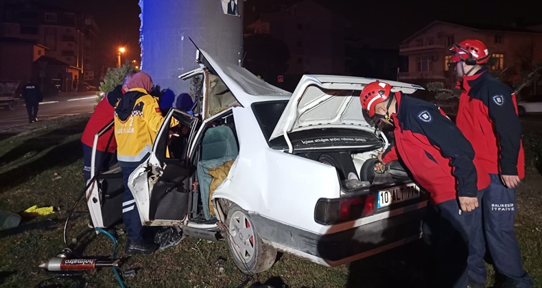 Balıkesir’de ölümlü kaza