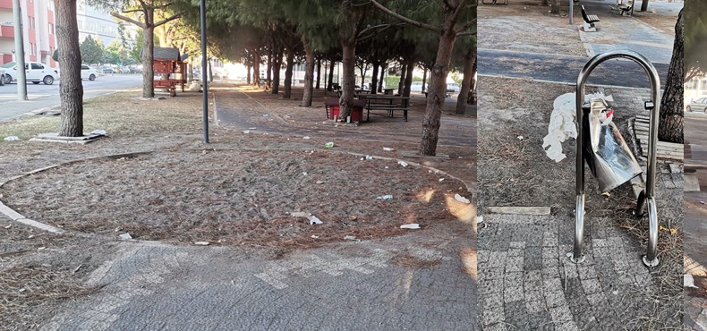Karesi’deki Park Bakımsızlık Nedeniyle Tepki Çekiyor