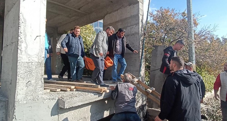 Balıkesir’de inşaatta şüpheli ölüm