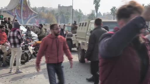 Muhaliflerin kontrolündeki Şam’da kutlamalar sürüyor
