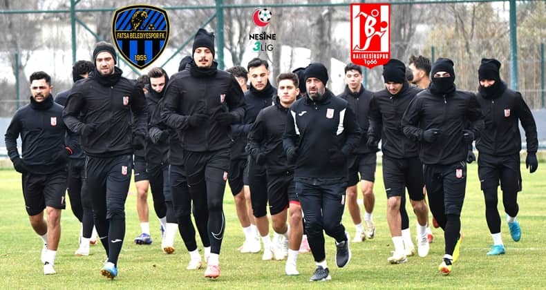 Balıkesirspor ikinci devrenin ilk maçına Fatsa Belediyespor deplasmanında çıkacak