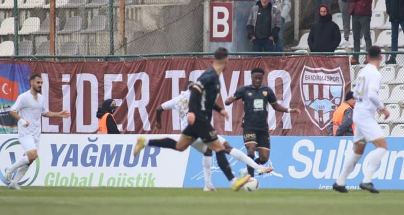 Bandırmaspor Manisa Futbol Kulübü’ne yenildi