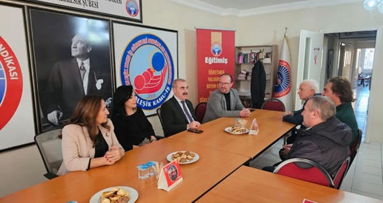 Balıkesir İl Milli Eğitim Müdürü Murat Demir’den Eğitim-İş’e Ziyaret