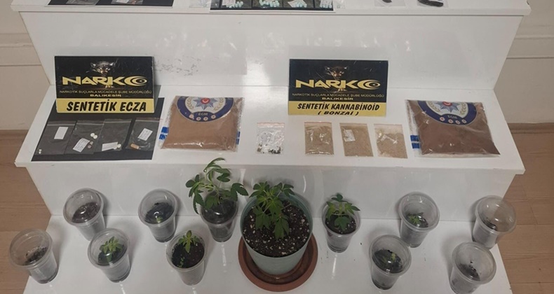 Balıkesir’de Uyuşturucu Operasyonu: Çok Sayıda Madde Ele Geçirildi