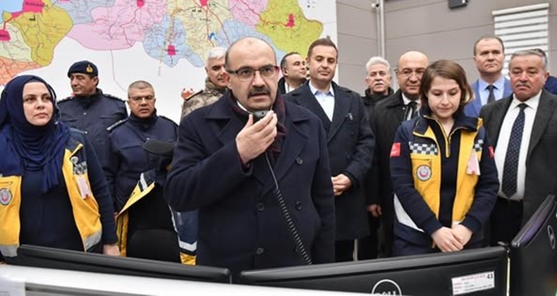 Vali İsmail Ustaoğlu’ndan GAMER, 112 ve AFAD’a ziyaret