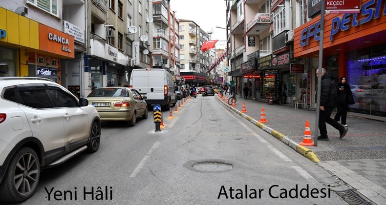 Yollar genişledi, trafik rahatladı