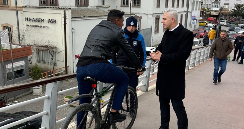 Zabıtadan vatandaşın talebine anında cevap