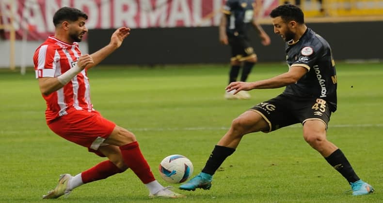 Bandırmaspor ile Boluspor berabere kaldı