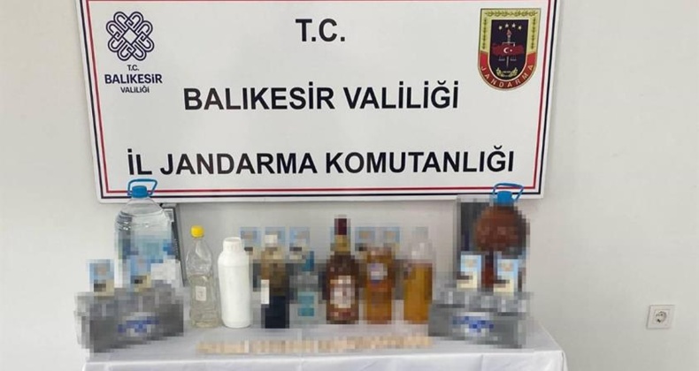Balıkesir’de kaçak alkol ve sigara operasyonu: 1 şüpheli yakalandı