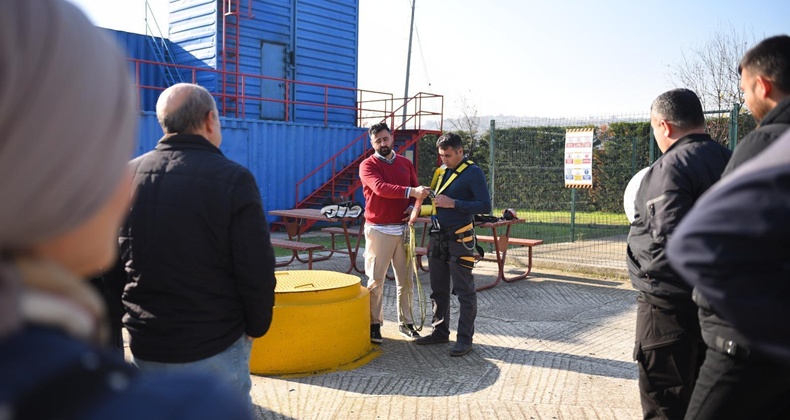 BASKİ’den 650 Personele Yüksekte Çalışma Eğitimi