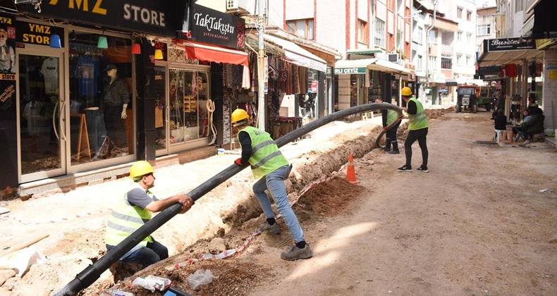 BASKİ, Gönen’de çalışmalarını sürdürüyor