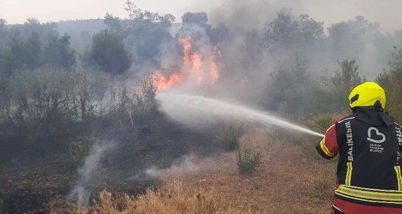 BALIKESİR'DE 1 HAFTALIK YANGIN BİLANÇOSU DUDAK UÇURTTU