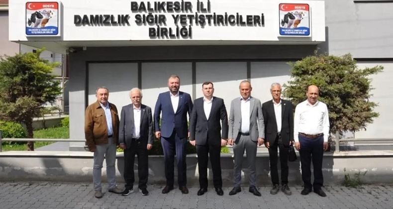 İYİ Parti Balıkesir İl Başkanı Hasan Fehmi Yörük’ten Damızlık Birliği’ne Ziyaret