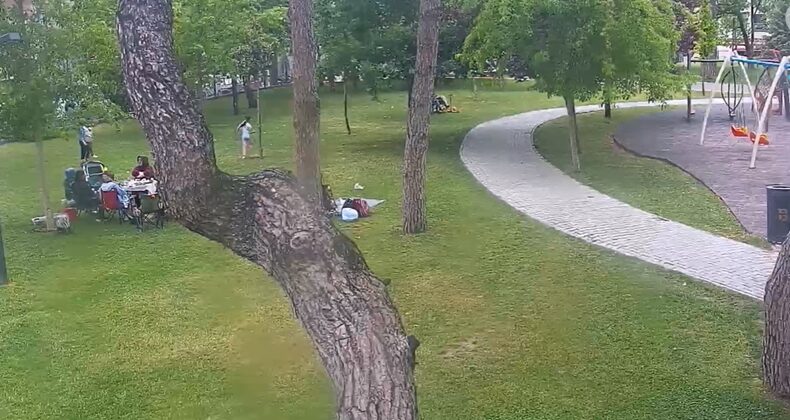 Şehitler Parkı’nda Aileler Doğayla Buluştu