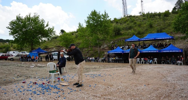 Sındırgı’da trap atışı yarışması yapıldı