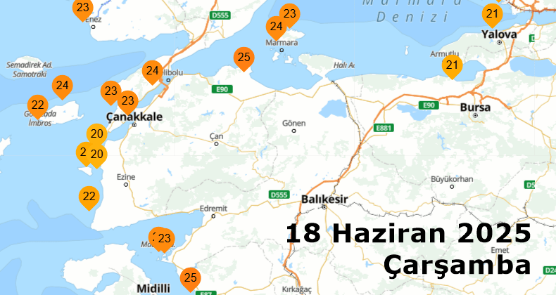 Balıkesir’deki deniz suyu sıcaklıkları tatilcileri karşılamaya hazır