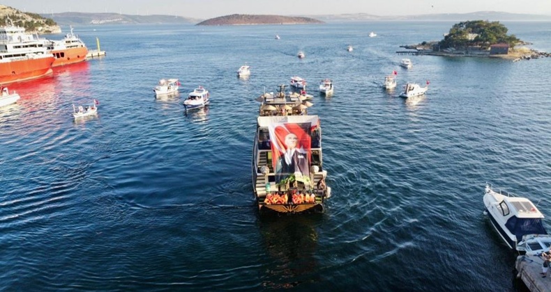 Atatürk’ün Erdek’e gelişinin 87. yıldönümü kutlandı