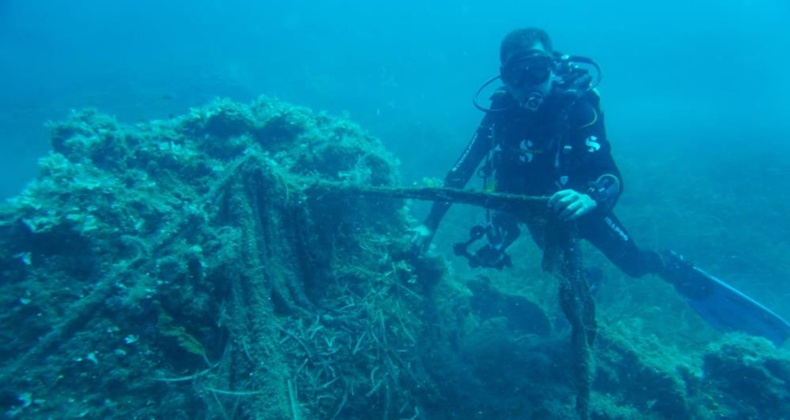 Ayvalık’ta hayalet ağlara karşı temizlik seferberliği başladı