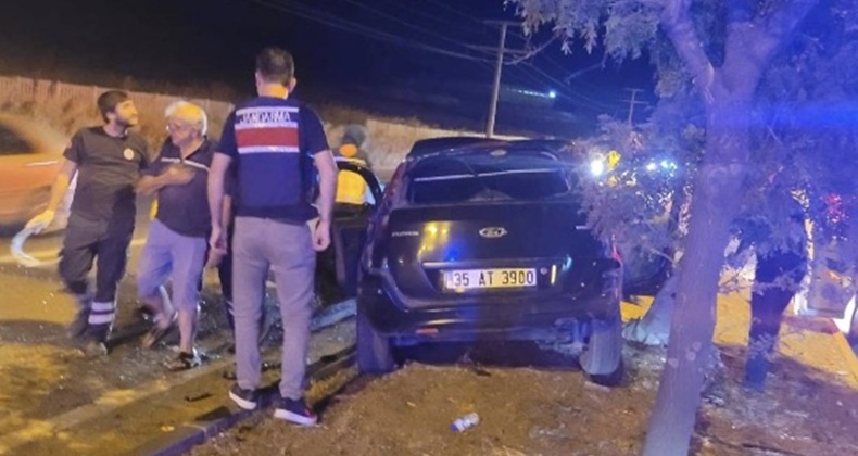 Bandırma yolunda tır ile otomobil çarpıştı: 2 yaralı