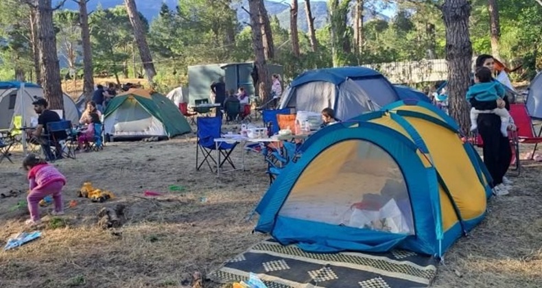 Edremitli Minikler Kazdağları’nda Kamp Kurdu