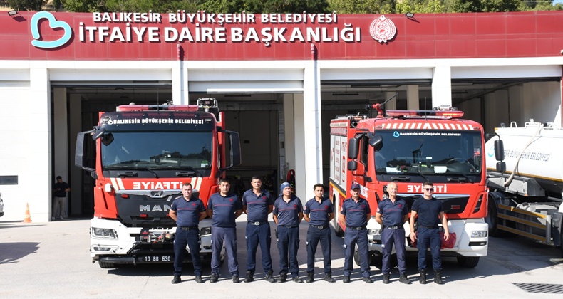 Balıkesir İtfaiyesi Sakarya’nın imdadına yetişti