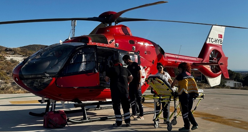 Avşa Adası’ndan Hava Yoluyla Acil Tahliye: Ambulans Helikopter Zamanla Yarıştı