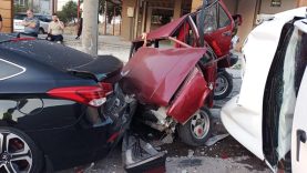 Balıkesir’de 4 aracın karıştığı zincirleme trafik kazası; 1 yaralı