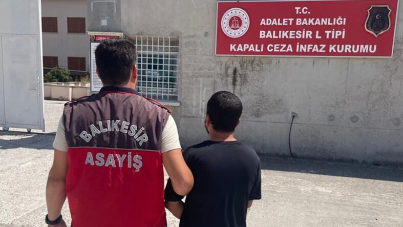 Balıkesir’de 22 Yıl Hapis Cezası Bulunan Firari Yakalandı