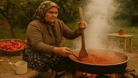 Balıkesir’de Biber Salçası Yapımının Püf Noktaları: Odun Ateşinin Sırrı