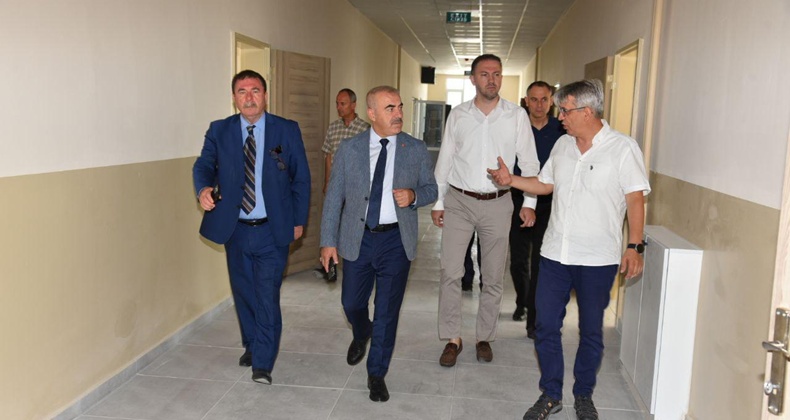 Susurluk’ta eğitim yatırımları yerinde incelendi