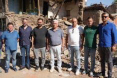 Başkan Eroğlu, Sındırgı’da hasar gören veteriner binalarını ziyaret etti