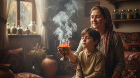 Balıkesir’de Öksürükten Kurtaran Tütsü